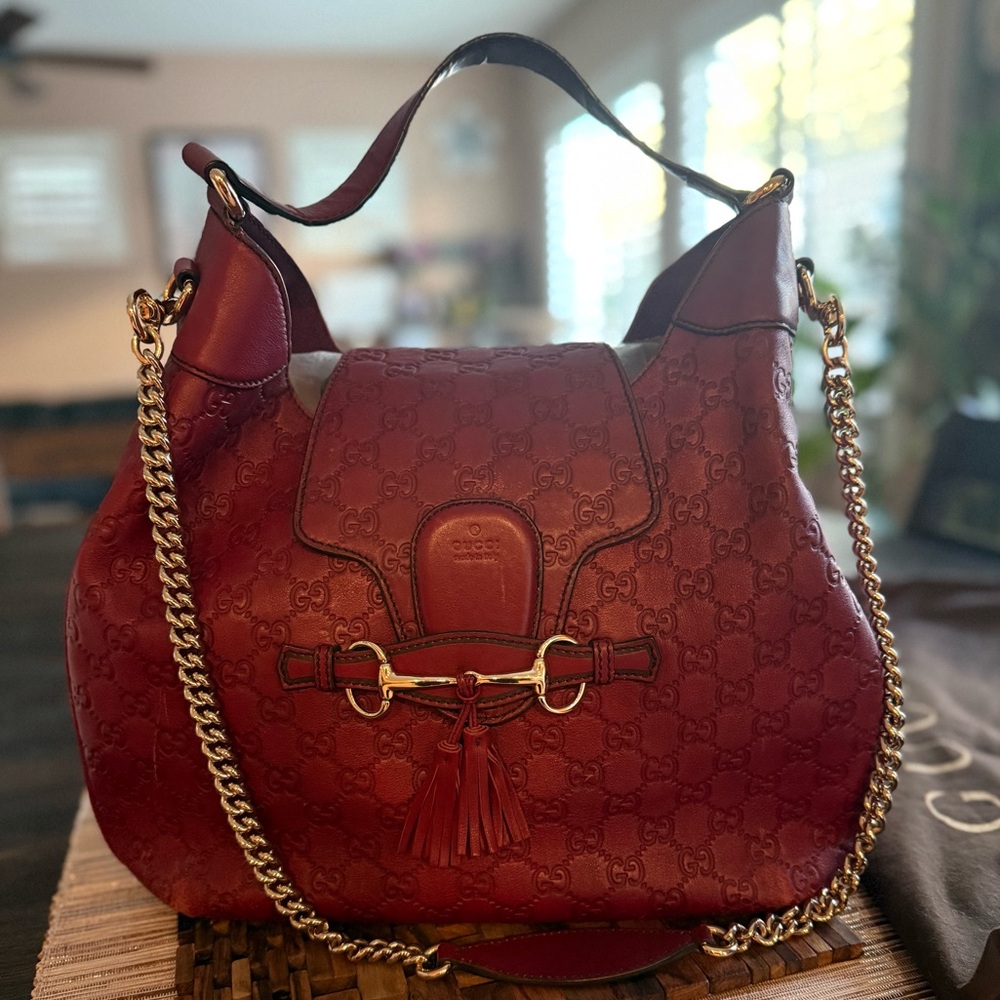 Gucci Guccissima Emily hobo bag
